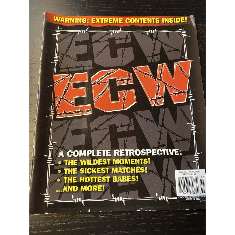 Vintage ECW Extreme Championship Wrestling Extreme Contents August‎ 2005